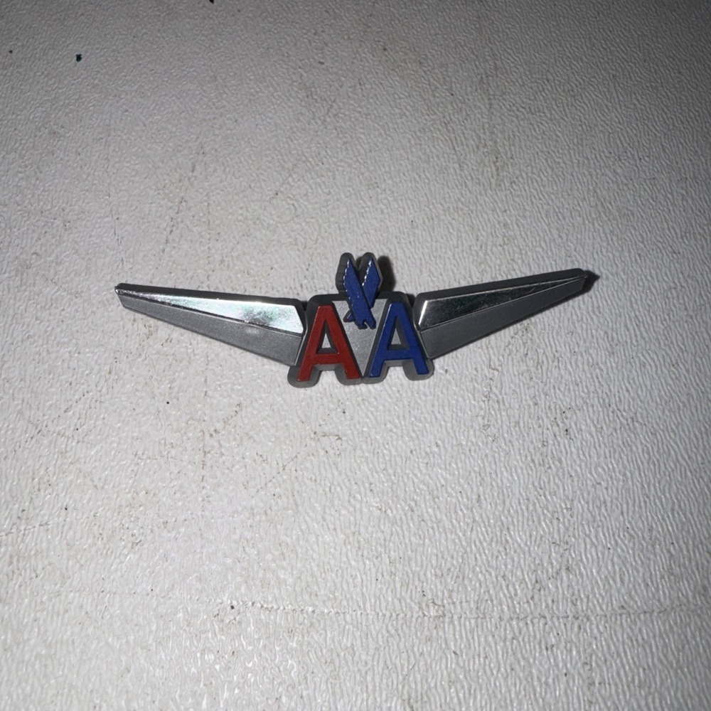 THREE AMERICAN AIRLINES CHILDS WINGS PINS MADE BY STOFFEL SEALS TUCKAHOE NY - Picture 8 of 10